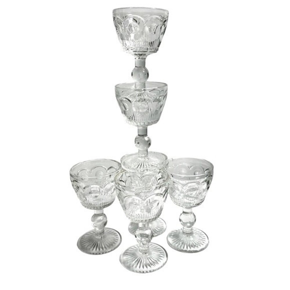 Vintage Bartlett Collins Cocktail Clean Goblets Set of 6. 4.75 inch.